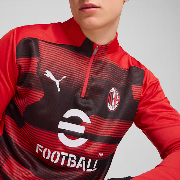 PUMA AC Milan Prematch 1/4 Zip Top Club Replica - Third Coast Soccer