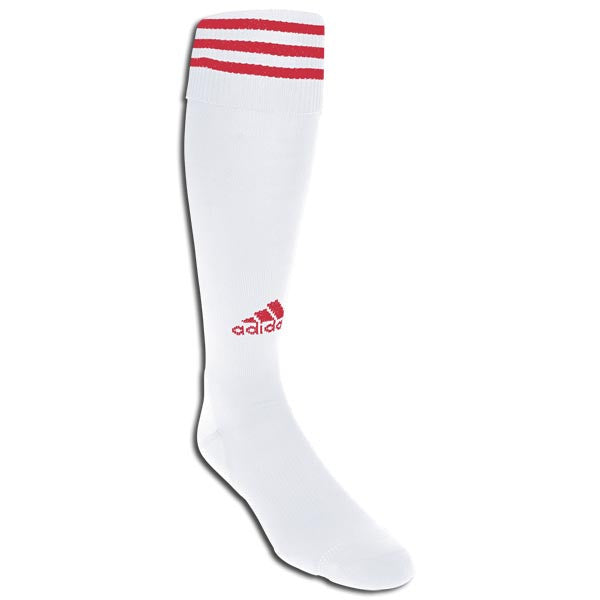 adidas Copa Zone Cushion Sock - Large - White/Red Socks Large (11-13, 10-13, Etc.) White/Red - Third Coast Soccer
