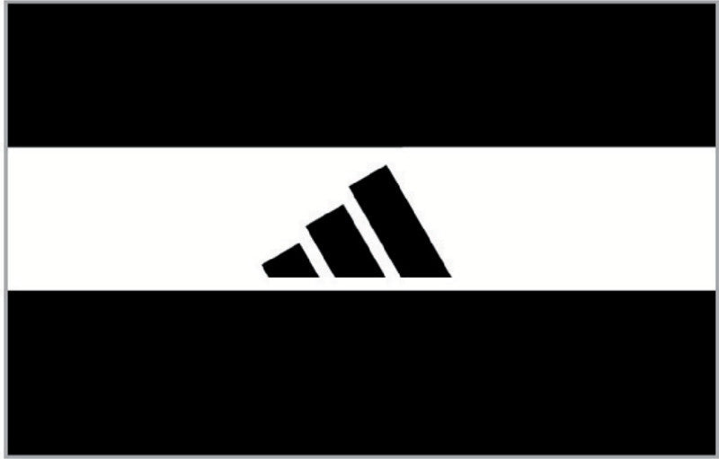 adidas Captain's Armband - Black/White Player Accessories One Size Fits All Black/White - Third Coast Soccer