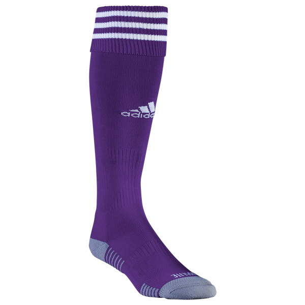 adidas Copa Zone Cushion IV Sock - Collegiate Purple/White Socks Small (1Y-4Y) Collegiate Purple/White - Third Coast Soccer