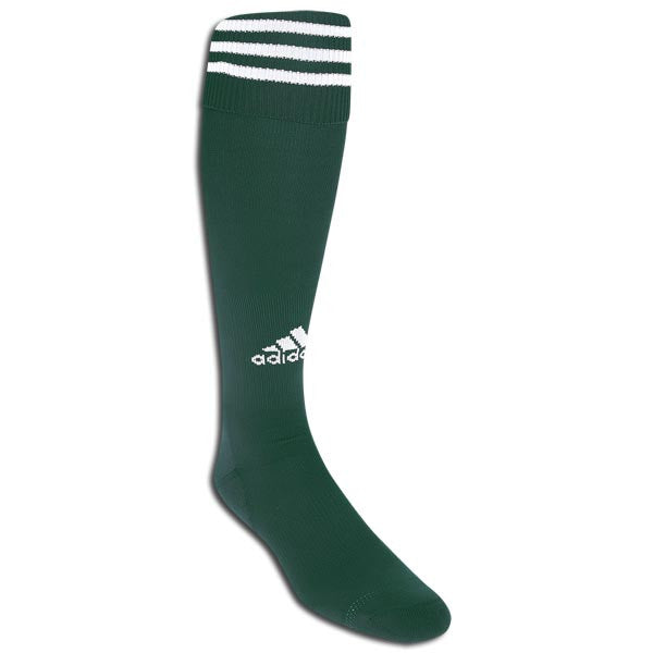 adidas Copa Zone Cushion Sock - Medium - Forest/White Socks Medium (8-10, 9-11, Etc.) Forest/White - Third Coast Soccer