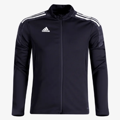 adidas Condivo 21 Track Jacket - Black/White Jackets Black/White Mens Small - Third Coast Soccer