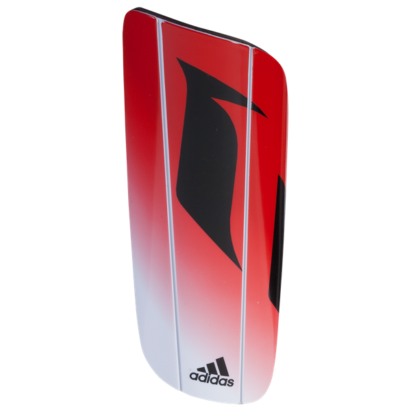 adidas Messi 10 Lesto - White/Red/Black Adult Shinguards White/Red/Black Small - Third Coast Soccer