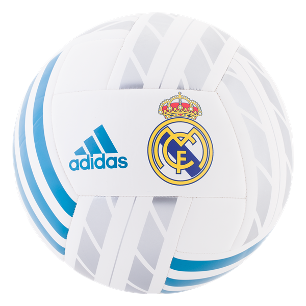 adidas Real Madrid Ball 17/18 Balls White/Vividteal/Silvermetallic 5 - Third Coast Soccer