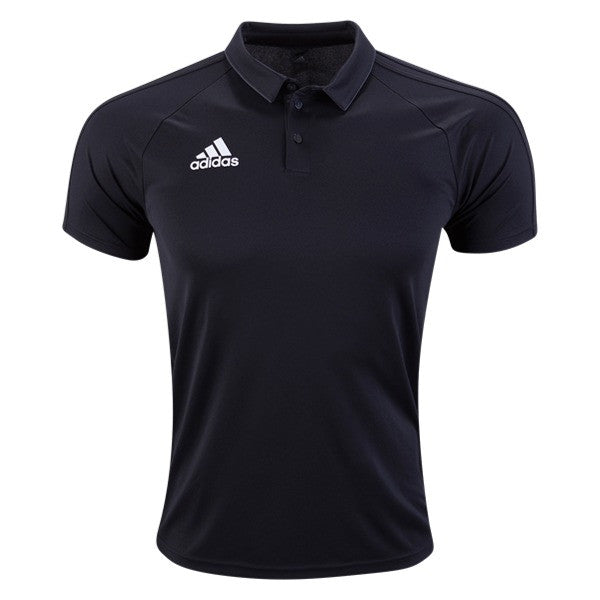 adidas Tiro 17 Polo - Black/Dark Grey/White Polos Black Mens Small - Third Coast Soccer