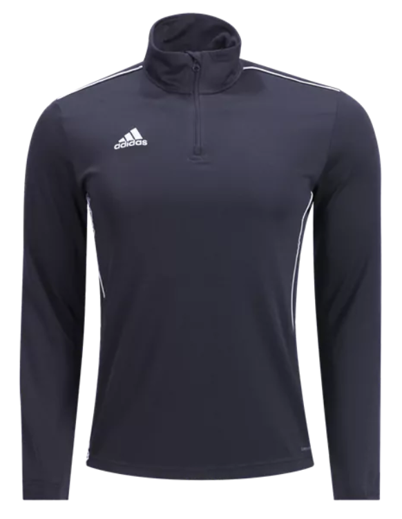 adidas Youth Core 18 Training Top - Black/White Jackets Black/White Youth Extra Extra Small - Third Coast Soccer