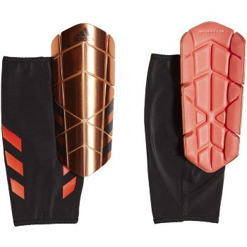 adidas Ghost Pro Guard - Copper Gold/Solar Red Adult Shinguards Coppergold/Solarred Small - Third Coast Soccer
