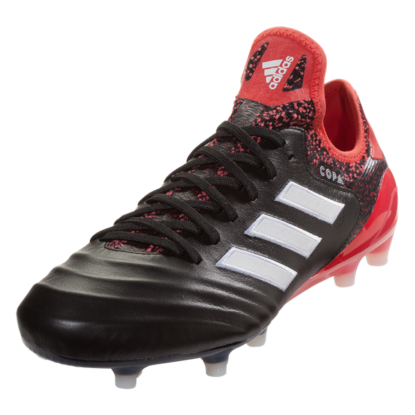 Adidas Copa 18.1 FG - Black/White/Real Coral Mens Firm Ground Black/White/Reacor Mens 6.5 - Third Coast Soccer