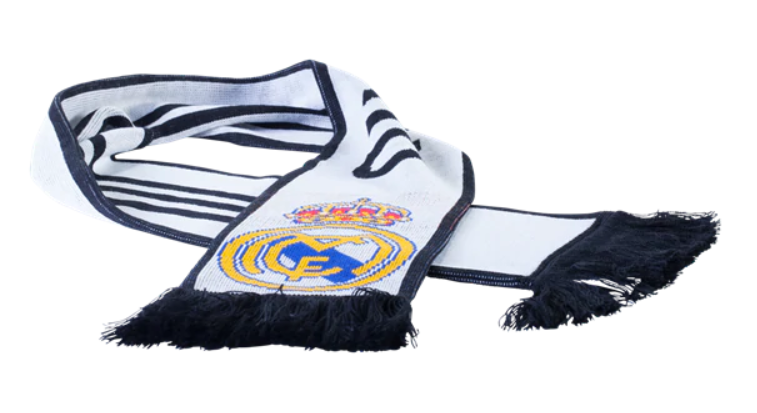 adidas Real Madrid Scarf 18/19 Scarves White/Black - Third Coast Soccer