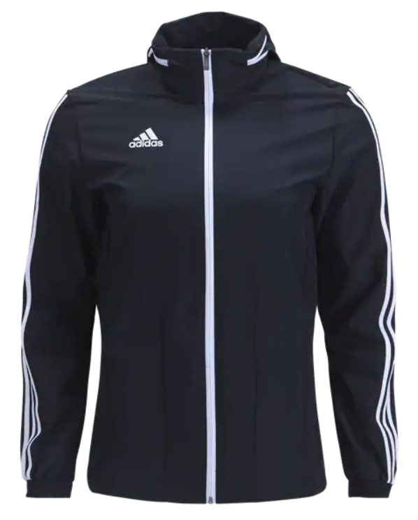 adidas Tiro 19 All Weather Jacket Jackets Mens Small Black/White - Third Coast Soccer