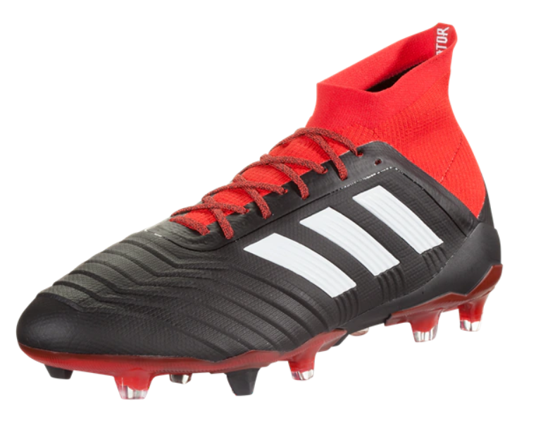 adidas Predator 18.1 Fg - Black/White/Red Mens Firm Ground Black/White/Red Mens 6.5 - Third Coast Soccer