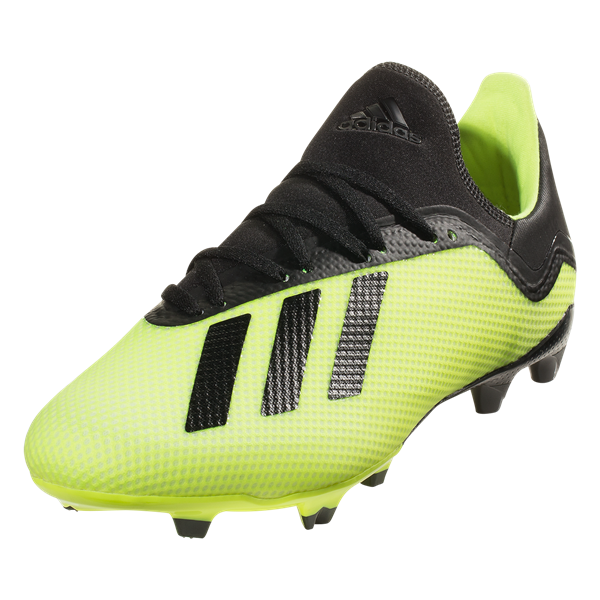 adidas X 18.3 FG - Solar Yellow/Black/White Mens Firm Ground Mens 6.5 Solar Yellow/Black/White - Third Coast Soccer