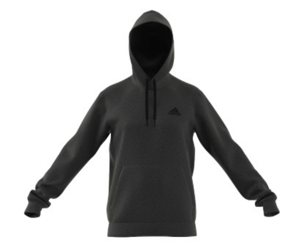 adidas Essentials Hoody - Dark Grey Heather Training Wear - Third Coast Soccer