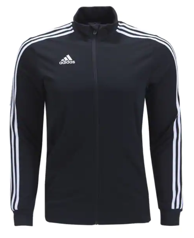 adidas Spartans Youth Tiro 19 Training Jacket Spartans FC Youth Small Black/White - Third Coast Soccer