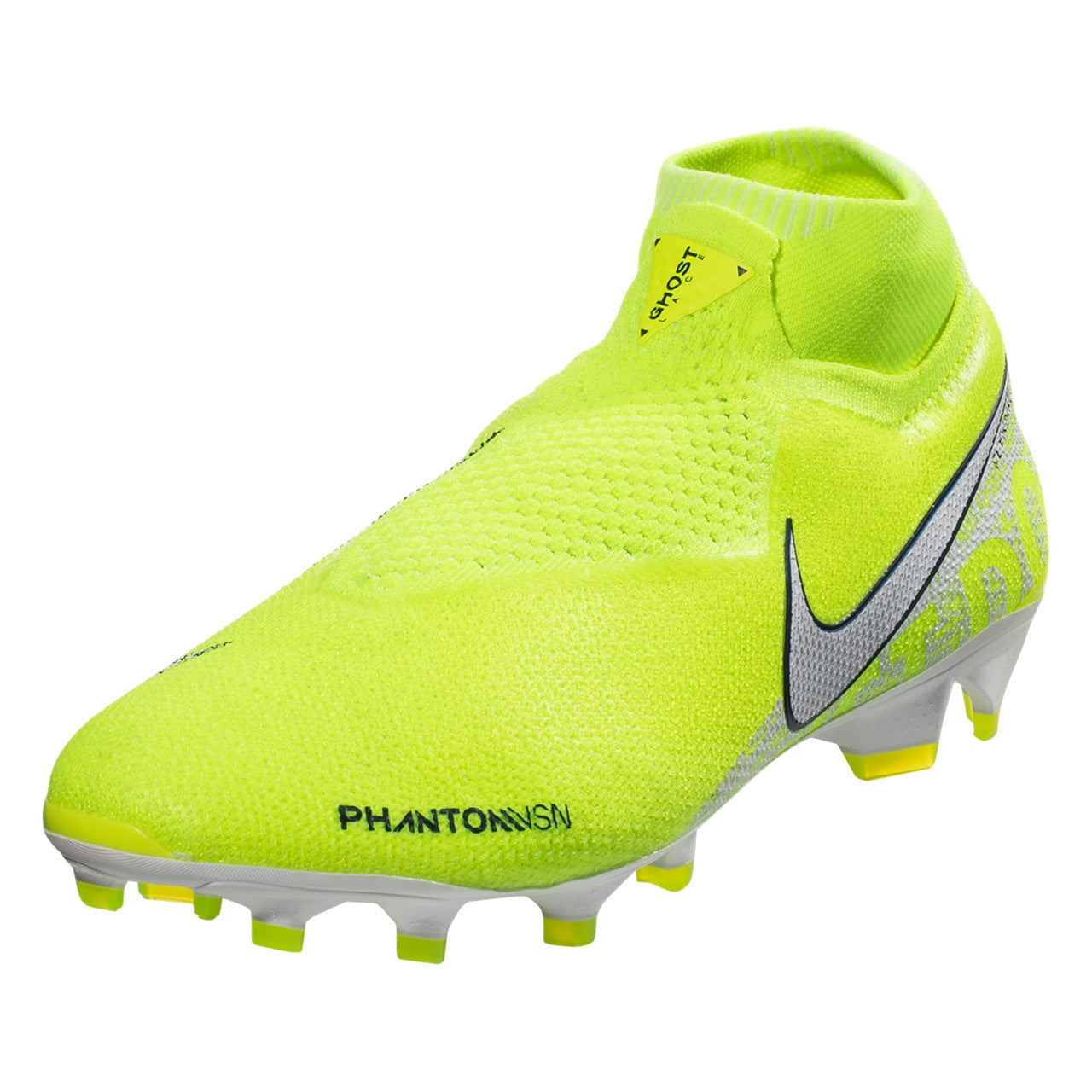 Nike Phantom Vision Elite FG - Volt/White Mens Firm Ground Mens 7 Volt/White - Third Coast Soccer