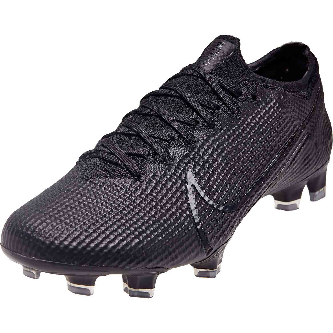 Nike Mercurial Vapor 13 Elite FG - Black Mens Firm Ground Mens 6.5 Black/Black/Matte Silver - Third Coast Soccer