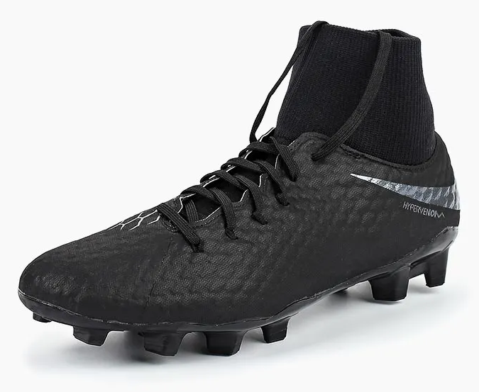 Nike Hypervenom Phantom 3 Academy Df Fg - Black/Black Mens Firm Ground Mens 6.5 Black/Black - Third Coast Soccer