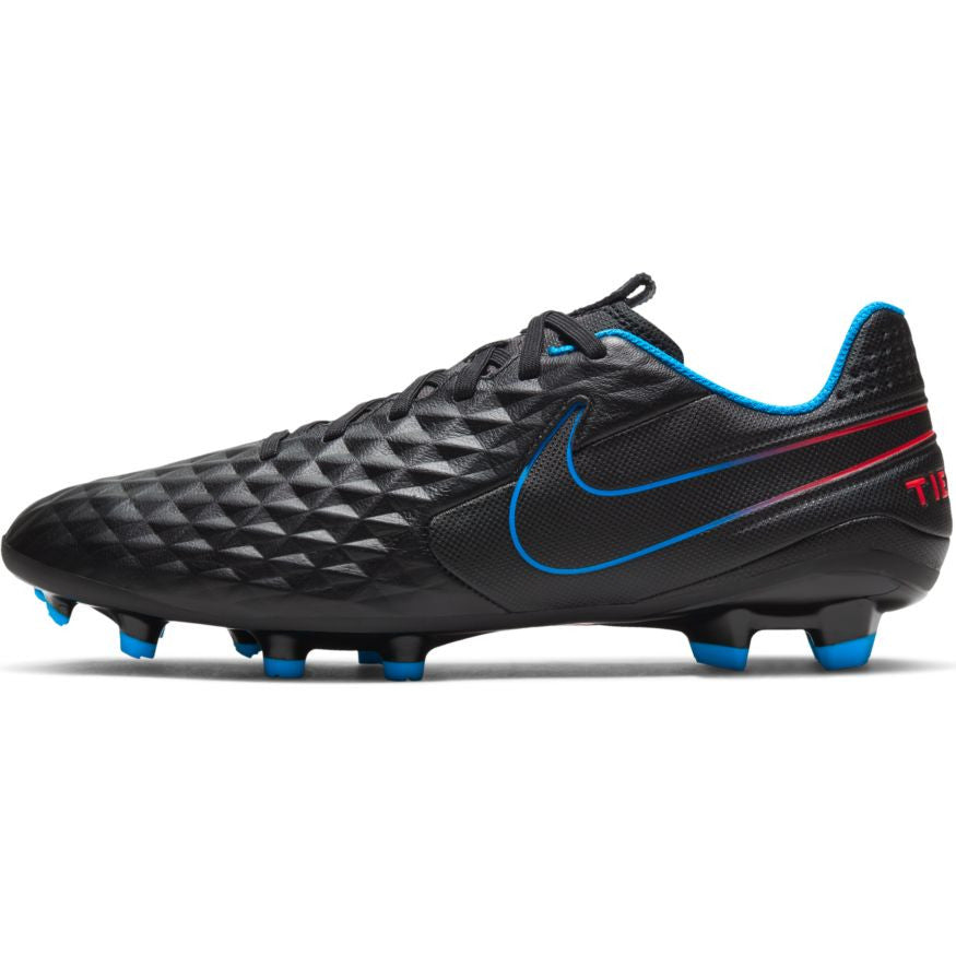 Nike Tiempo Legend 8 Academy Fg - Black/Red/Blue Mens Firm Ground Mens 6.5 Black/Siren Red/Photo Blue - Third Coast Soccer