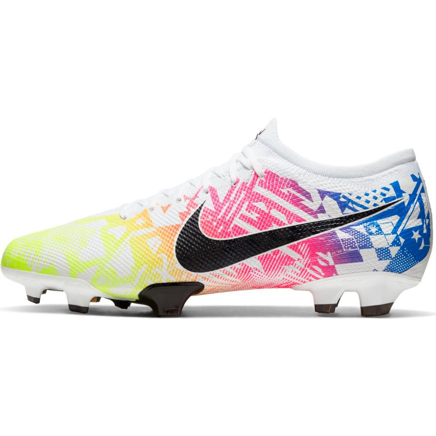 Nike Vapor 13 Pro Neymar Jr FG - White/Black/Racer Blue Mens Firm Ground Mens 11 White/Black/Racer Blue/Volt - Third Coast Soccer