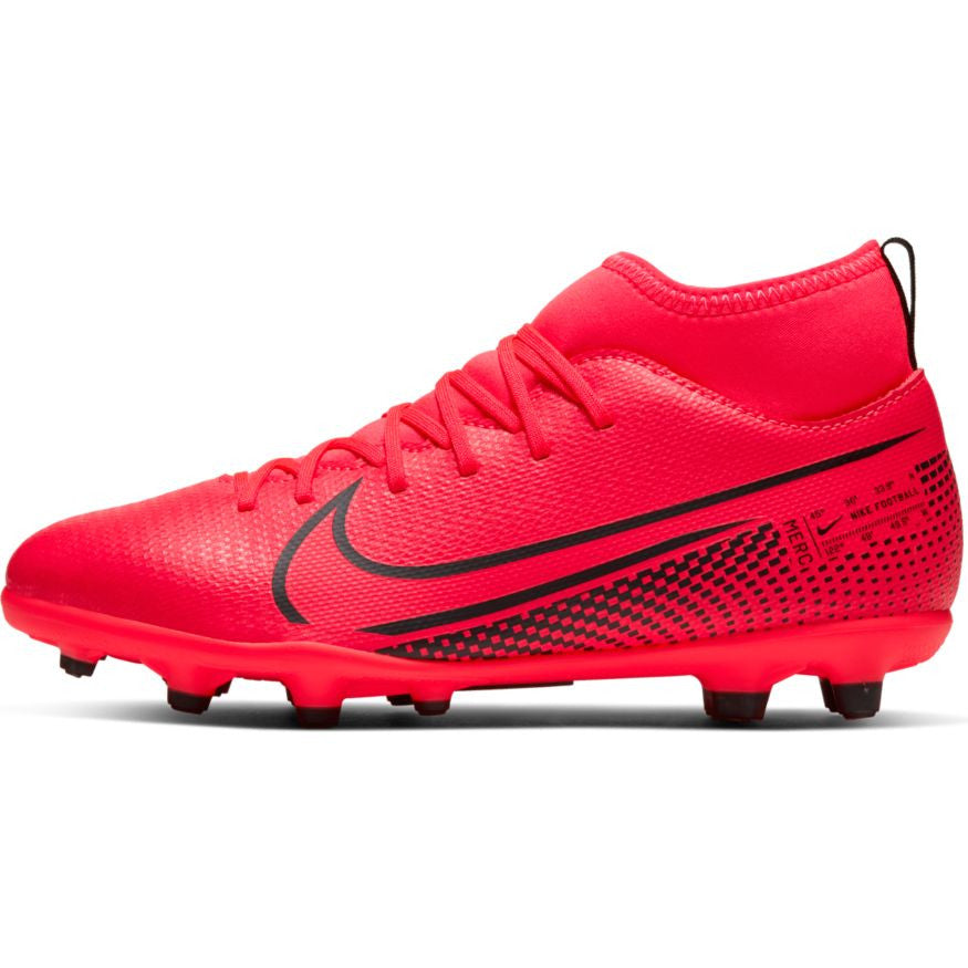 Nike Junior Superfly 7 Club FG - Laser Crimson/Black Youth Firm Ground Youth 1 Laser Crimson/Black - Third Coast Soccer