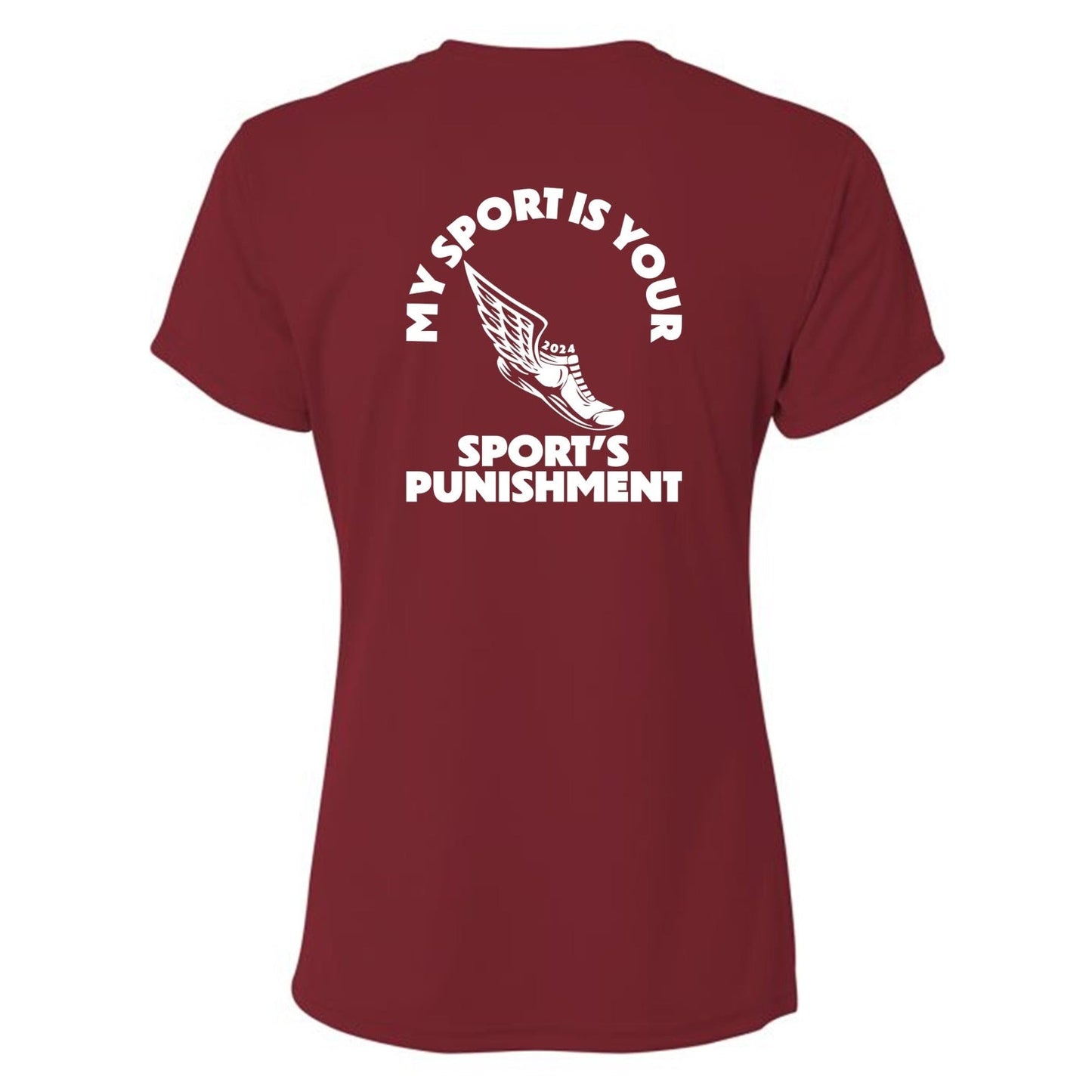 A4 Women's Northlake Cross Country Shirt - Maroon NCS Cross Country - Third Coast Soccer