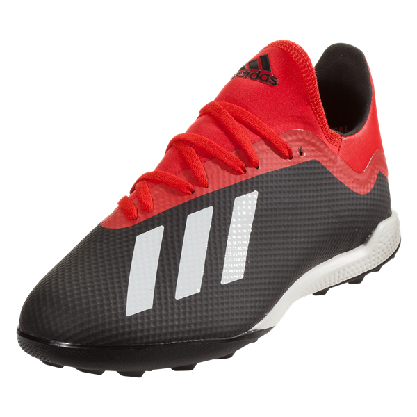 adidas X 18.3 TF - Core Black/Off White/Active Red Mens Turf Mens 12 Black/Offwhite/Act Red - Third Coast Soccer