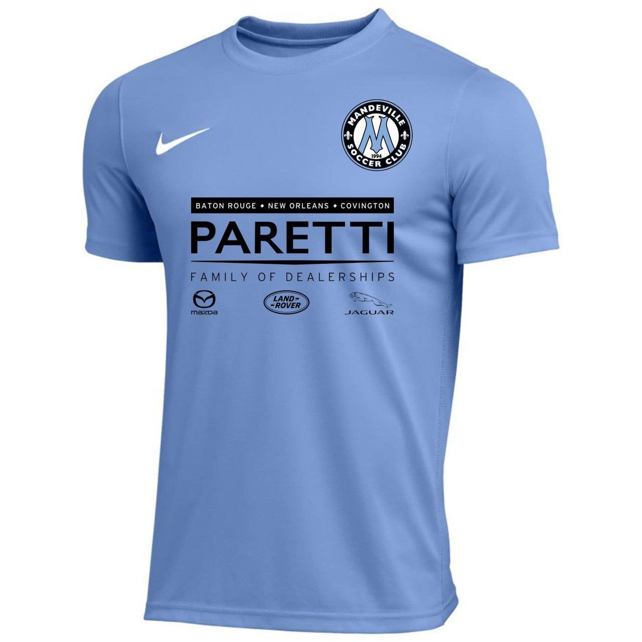 Nike MSC Mens Recreational Park Vii Jersey - Blue Mandeville Soccer Club Rec - Third Coast Soccer