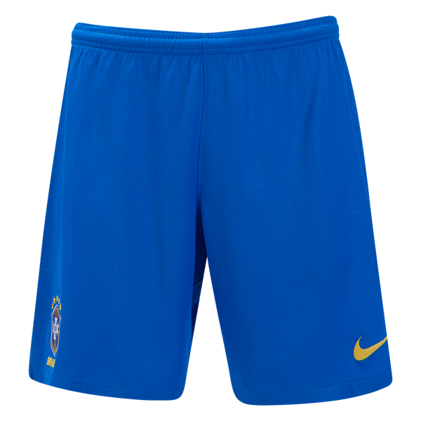 Nike Brasil 2018 Home Shorts International Replica Soar/Midwest Gold Mens Small - Third Coast Soccer