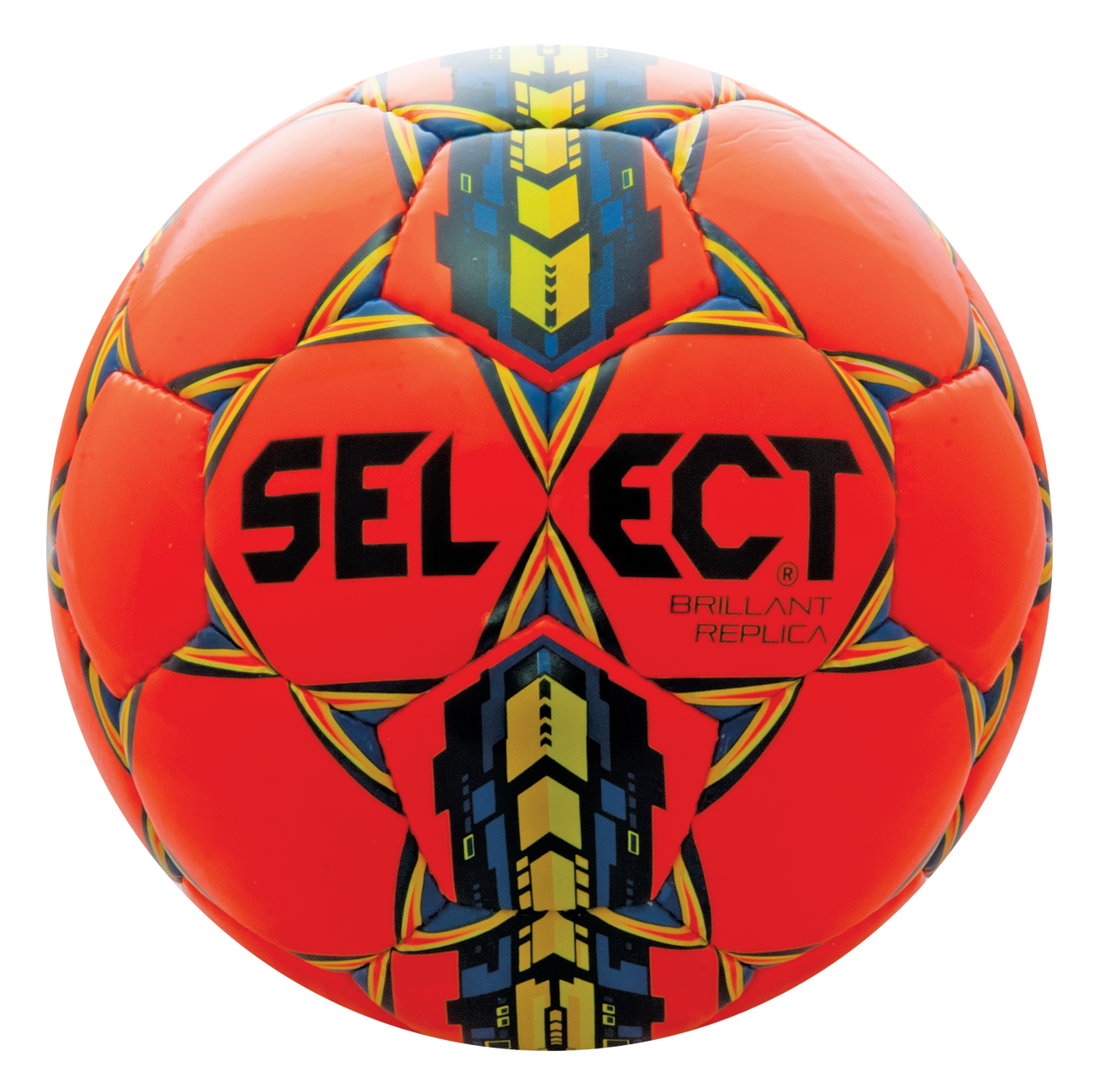 Select Brilliant Replica Ball Size 4 - Orange/Yellow/Blue Balls Orange 4 - Third Coast Soccer