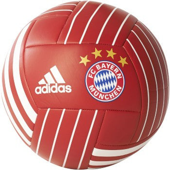 adidas Bayern Munich Ball 17/18 Balls Fcb True Red/White 5 - Third Coast Soccer