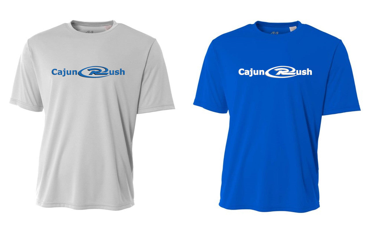 A4 Cajun Rush Parent Tee Cajun Soccer Club Royal Mens Small - Third Coast Soccer