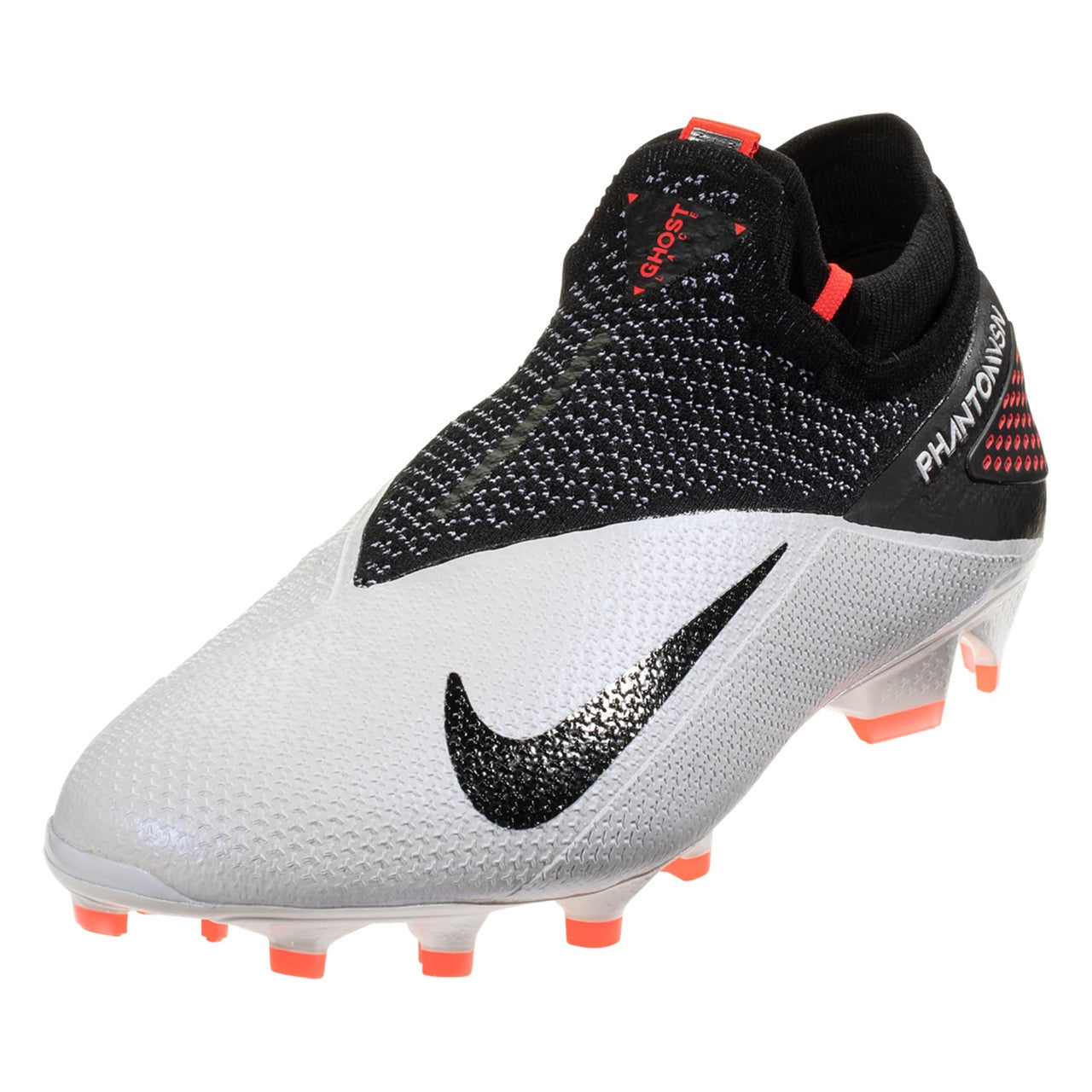 Nike Phantom Vision 2 Elite Fg - White/Black/Laser Crimson Mens Firm Ground Mens 8 White/Black/Crimson - Third Coast Soccer