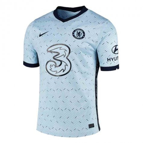 Nike Chelsea FC Away Jersey 20/21 Club Replica Mens Small Cobalt Tint/Blackend Blue - Third Coast Soccer