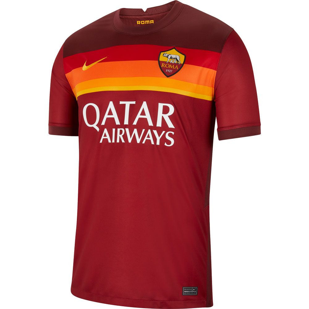 Nike As Roma Home Jersey 20/21 Club Replica Mens 2Xl Team Crimson/University Gold - Third Coast Soccer