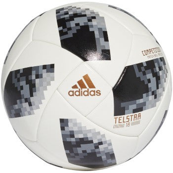adidas Telstar 18 World Cup Competition Ball Balls White/Black/Silvermetallic 5 - Third Coast Soccer