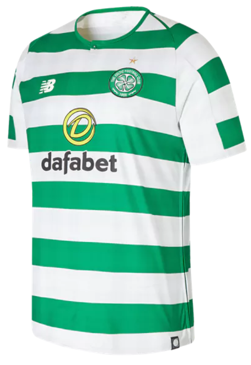 New Balance Celtic Youth Home Jersey 18/19 Club Replica White/Green Youth Small - Third Coast Soccer