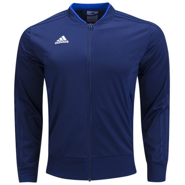 adidas Condivo 18 Training Jacket - Dark Blue Jackets Darkblue/White Mens Small - Third Coast Soccer