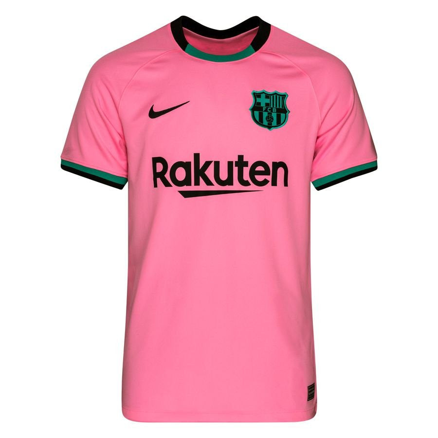Nike FC Barcelona Third Jersey 20/21 Club Replica Mens Small Pink Beam/Black - Third Coast Soccer