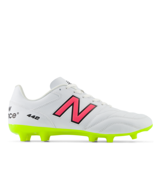 New Balance 442 V2 Academy FG - White/Pink Mens Footwear - Third Coast Soccer