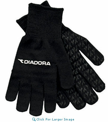 Diadora New Player'S Glove Player Accessories Adult Black - Third Coast Soccer