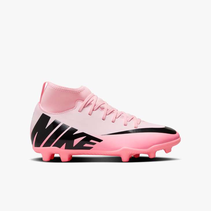 Nike Junior Mercurial Superfly 9 Club FG - Pink Foam/Black Youth Footwear - Third Coast Soccer
