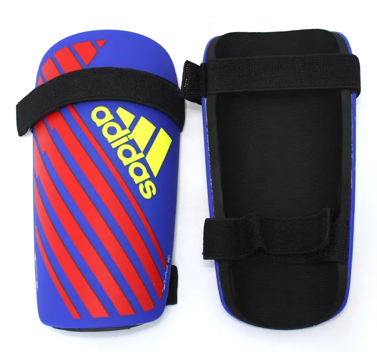 adidas X Lite Shinguard - Bold Blue/Active Red/Solar Yellow Adult Shinguards Small Blue/Red/Yellow - Third Coast Soccer