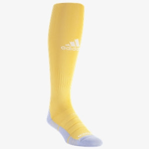 adidas Team Speed Pro OTC Sock - Gold/White Socks - Third Coast Soccer
