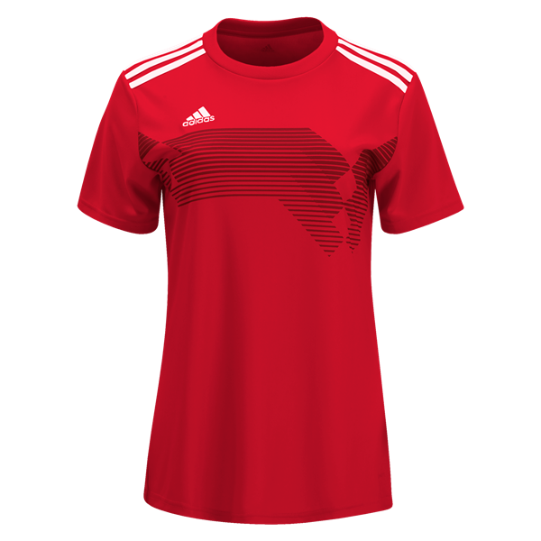 adidas Women'S Campeon 19 Jersey - Power Red/White Jerseys Womens Extra Small Power Red/White - Third Coast Soccer