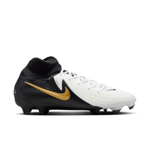 Nike Phantom Luna II Pro FG - White/Black/Gold Mens Footwear - Third Coast Soccer