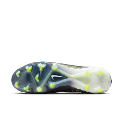 Nike Gripknit Phantom GX Elite Dynamic Fit Fusion FG - Black/White/Volt Blue Men's Footwear Closeout - Third Coast Soccer
