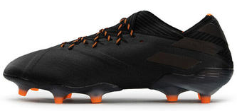 adidas Nemeziz 19.1 Fg - Core Black Mens Firm Ground Mens 8 Core Black/Signal Orange - Third Coast Soccer