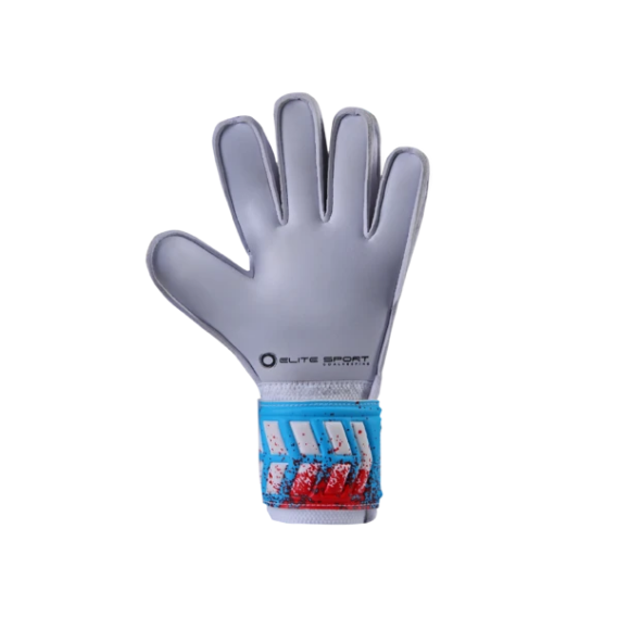 Elite Stars Goalkeeper Gloves Goalkeeper Red/White/Blue Size 5 - Third Coast Soccer