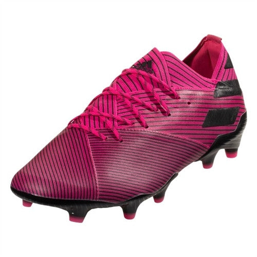 adidas Nemeziz 19.1 FG - Shock pink/Core Black Mens Firm Ground Mens 7 Shock Pink/Black - Third Coast Soccer