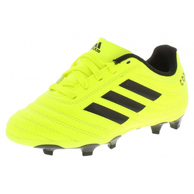 adidas Copa 19.4 Junior - Solar Yellow/Core Black Youth Firm Ground Youth 10 Solar Yellow/Core Black - Third Coast Soccer
